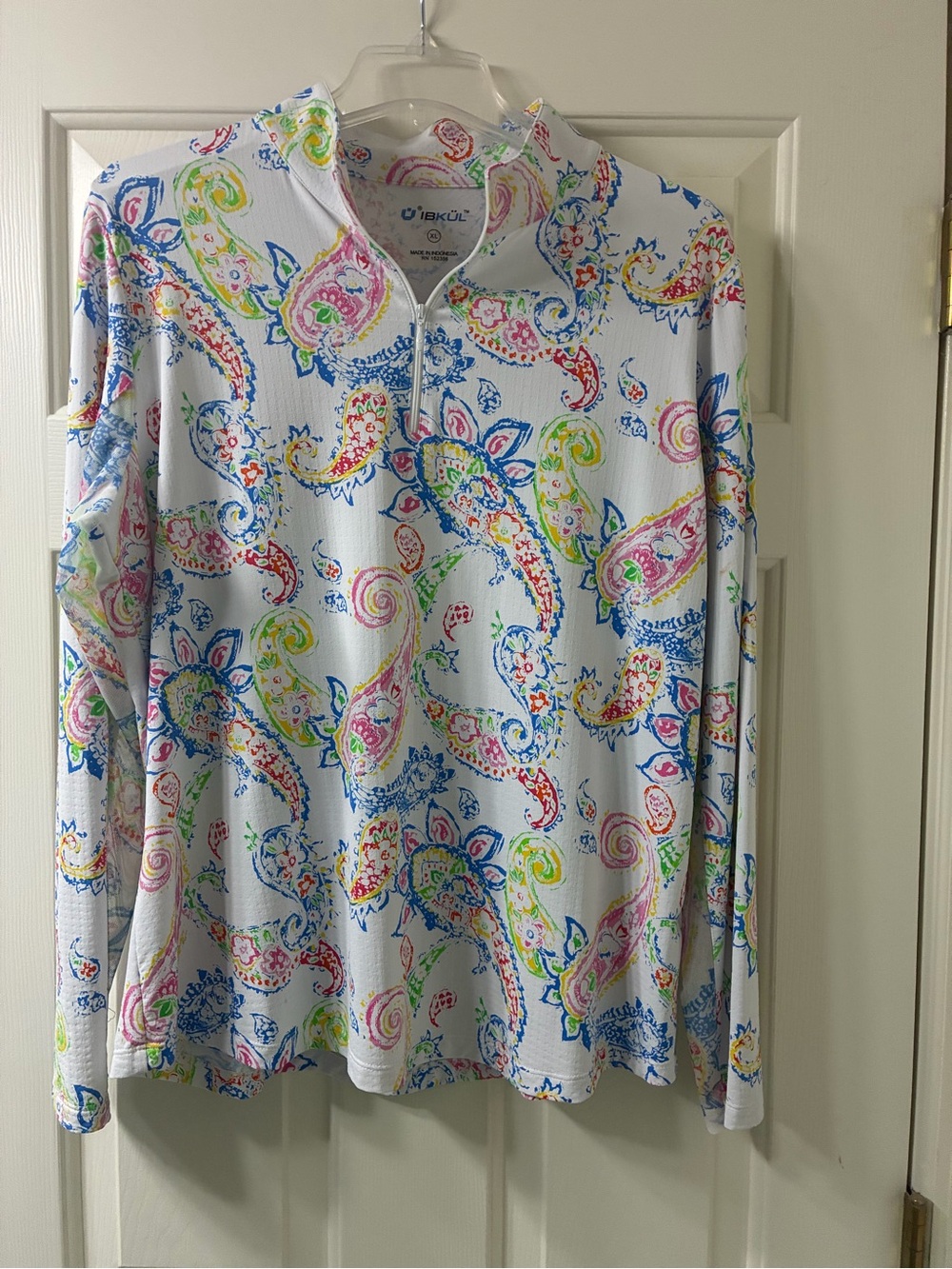 Ibkul Women’s pop over lightweight top size extra large
